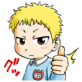 Cosmo the Hard-Boiled Kindergartner Sticker for LINE & WhatsApp | ZIP: GIF & PNG