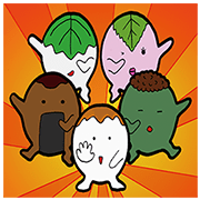 Floating World Sticker for LINE & WhatsApp | ZIP: GIF & PNG