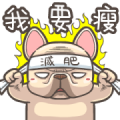 French Bulldog-PIGU XV Animated Stickers