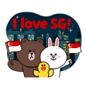 Happy National Day, Singapore! Sticker for LINE & WhatsApp | ZIP: GIF & PNG