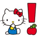 Hello Kitty 70's Sticker for LINE & WhatsApp | ZIP: GIF & PNG