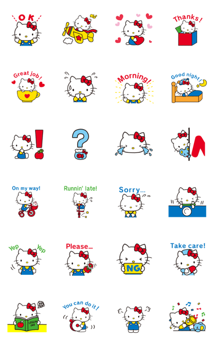 Hello Kitty Message Stickers – LINE stickers