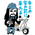 Honda × Golden Bomber Scooter Stickers Honda × Golden Bomber Scooter Stickers