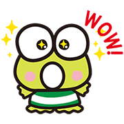 KERO KERO KEROPPI for Formal Occasions KEROKEROKEROPPI for Formal Occasions Sticker for LINE & WhatsApp | ZIP: GIF & PNG