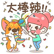 LINE Creators Market: First Anniversary LINE Creators Market: First Anniversary Sticker for LINE & WhatsApp | ZIP: GIF & PNG