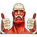 LINE MANGA: Attack on Titan Sticker for LINE & WhatsApp | ZIP: GIF & PNG
