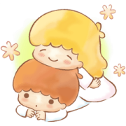Little Twin Stars: Onomatopoeia Stickers Sticker for LINE & WhatsApp | ZIP: GIF & PNG