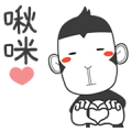 Lucky Monkey & Happy Sheep by Carrefour Sticker for LINE & WhatsApp | ZIP: GIF & PNG