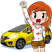 #MULTIFUNLIFE with All-new Honda Jazz Sticker for LINE & WhatsApp | ZIP: GIF & PNG