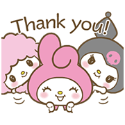 My Melody: Sweet as Can Be! 2 Sticker for LINE & WhatsApp | ZIP: GIF & PNG