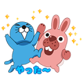 PokoPoko + BONOBONO Sticker for LINE & WhatsApp | ZIP: GIF & PNG