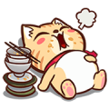 Puzzle Coin Hunter - Ginger Sticker for LINE & WhatsApp | ZIP: GIF & PNG