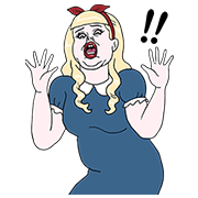 RIZAP × Great Actress Sticker Combo Sticker for LINE & WhatsApp | ZIP: GIF & PNG