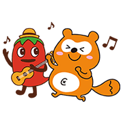 Recruit Characters × Ponta Recruit Characters × Ponta Sticker for LINE & WhatsApp | ZIP: GIF & PNG