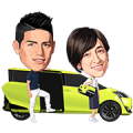 TOYOTOWN vol.8: Sienta Sticker for LINE & WhatsApp | ZIP: GIF & PNG