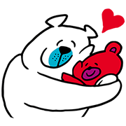 Taffy & Happy Taffy & Happy Sticker for LINE & WhatsApp | ZIP: GIF & PNG