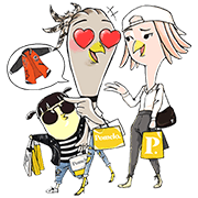 The Pomelo Chicks Sticker for LINE & WhatsApp | ZIP: GIF & PNG