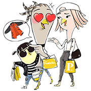 The Pomelo Chicks The Pomelo Chicks Sticker for LINE & WhatsApp | ZIP: GIF & PNG