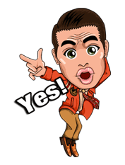 The Q roles PLUS of Jay's movie Rooftop Sticker for LINE & WhatsApp | ZIP: GIF & PNG