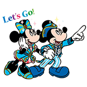Tokyo Disney Sea 15th Anniversary Sticker for LINE & WhatsApp | ZIP: GIF & PNG