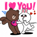 TrueMove H Fun Fest with Brown & Cony Sticker for LINE & WhatsApp | ZIP: GIF & PNG