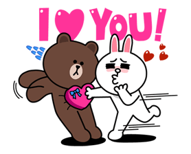 TrueMove H Fun Fest with Brown & Cony TrueMove H Fun Fest with Brown & Cony Sticker for LINE & WhatsApp | ZIP: GIF & PNG