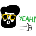 Una pandilla divertida Sticker for LINE & WhatsApp | ZIP: GIF & PNG