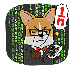 Welsh Corgi Mr. Lee Special Edition Welsh Corgi Mr. Lee Special Edition Sticker for LINE & WhatsApp | ZIP: GIF & PNG