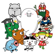 Yarukinashio and Friends Sticker for LINE & WhatsApp | ZIP: GIF & PNG