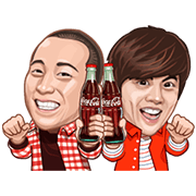 100th Anniversary of Coca-Cola Bottle Sticker for LINE & WhatsApp | ZIP: GIF & PNG