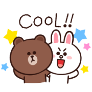 BROWN Effect Stickers Sticker for LINE & WhatsApp | ZIP: GIF & PNG