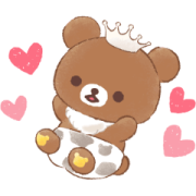 Chairoikoguma Stickers Chairoikoguma Stickers Sticker for LINE & WhatsApp | ZIP: GIF & PNG