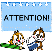 Chip 'n' Dale Memo Stickers Sticker for LINE & WhatsApp | ZIP: GIF & PNG