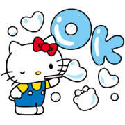 Hello Kitty Moving Backgrounds Sticker for LINE & WhatsApp | ZIP: GIF & PNG