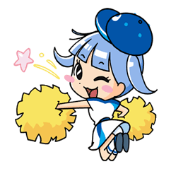 Japan Women's Baseball League Stickers ! Japan Women's Baseball League Stickers ! Sticker for LINE & WhatsApp | ZIP: GIF & PNG