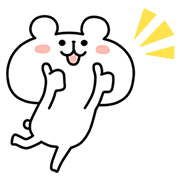Koh Gen Do × yurukuma KohGenDo × yurukuma Sticker for LINE & WhatsApp | ZIP: GIF & PNG