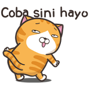 Lan Lan Cat Sticker for LINE & WhatsApp | ZIP: GIF & PNG