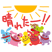 Little Glee Monster × ROUND1 Little Glee Monster × ROUND1 Sticker for LINE & WhatsApp | ZIP: GIF & PNG