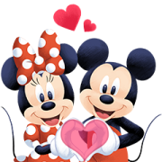 Mickey and Friends Moving Backgrounds Sticker for LINE & WhatsApp | ZIP: GIF & PNG