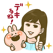 Move Canbus × Lovely Rabbit Syndrome Move Canbus × Lovely Rabbit Syndrome Sticker for LINE & WhatsApp | ZIP: GIF & PNG
