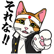 Nameneko: The Cat's Outta the Bag! Nameneko: The Cat's Outta the Bag! Sticker for LINE & WhatsApp | ZIP: GIF & PNG