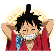 ONE PIECE Wano Country Sticker for LINE & WhatsApp | ZIP: GIF & PNG