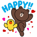 Oh Happy Day! Sticker for LINE & WhatsApp | ZIP: GIF & PNG