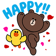Oh Happy Day! Sticker for LINE & WhatsApp | ZIP: GIF & PNG