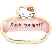 SANRIO CHARACTERS Memo Stickers SANRIO CHARACTERS Memo Stickers Sticker for LINE & WhatsApp | ZIP: GIF & PNG