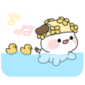 SUMMER TIME! Pompom Friends! Sticker for LINE & WhatsApp | ZIP: GIF & PNG