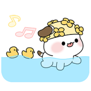 SUMMER TIME! Pompom Friends! SUMMER TIME! Pompom Friends! Sticker for LINE & WhatsApp | ZIP: GIF & PNG