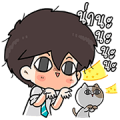 The Salary Man & Tofu the Funny Cat