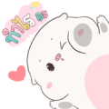 Baby Pig [BIG] Stickers by Auongrom