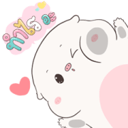 Baby Pig Big Stickers by Auongrom Sticker for LINE & WhatsApp | ZIP: GIF & PNG